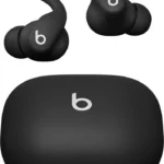 Svarta Beats Powerbeats Fit med laddningsskal