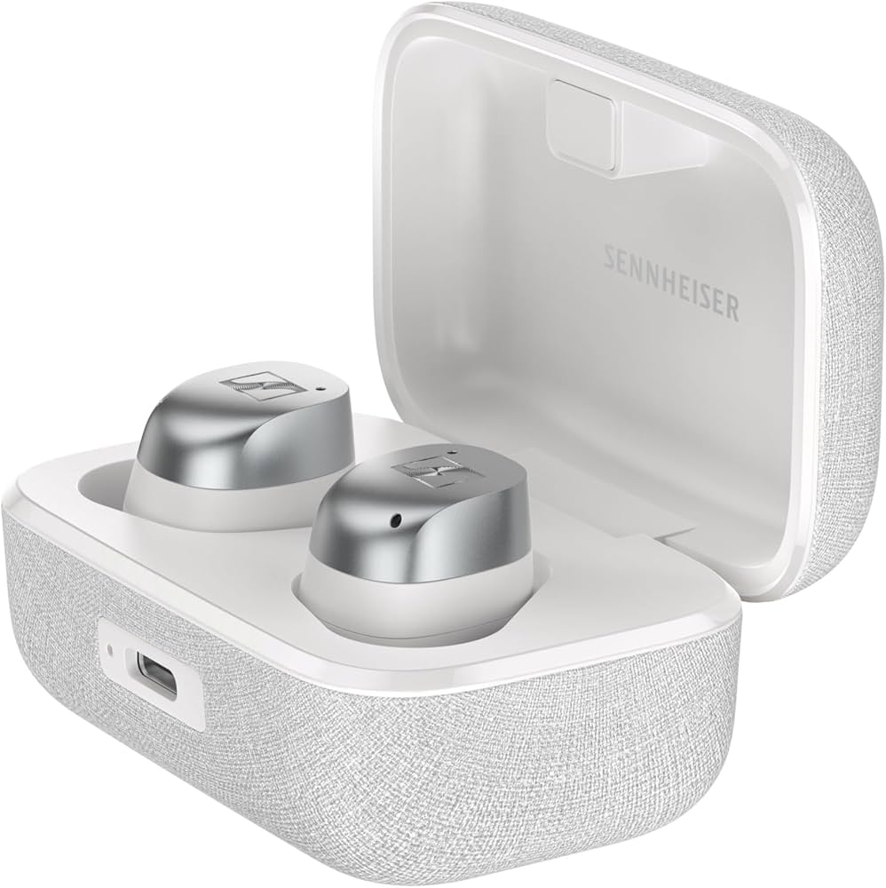 Sennheiser MOMENTUM True Wireless 4 i sitt skal